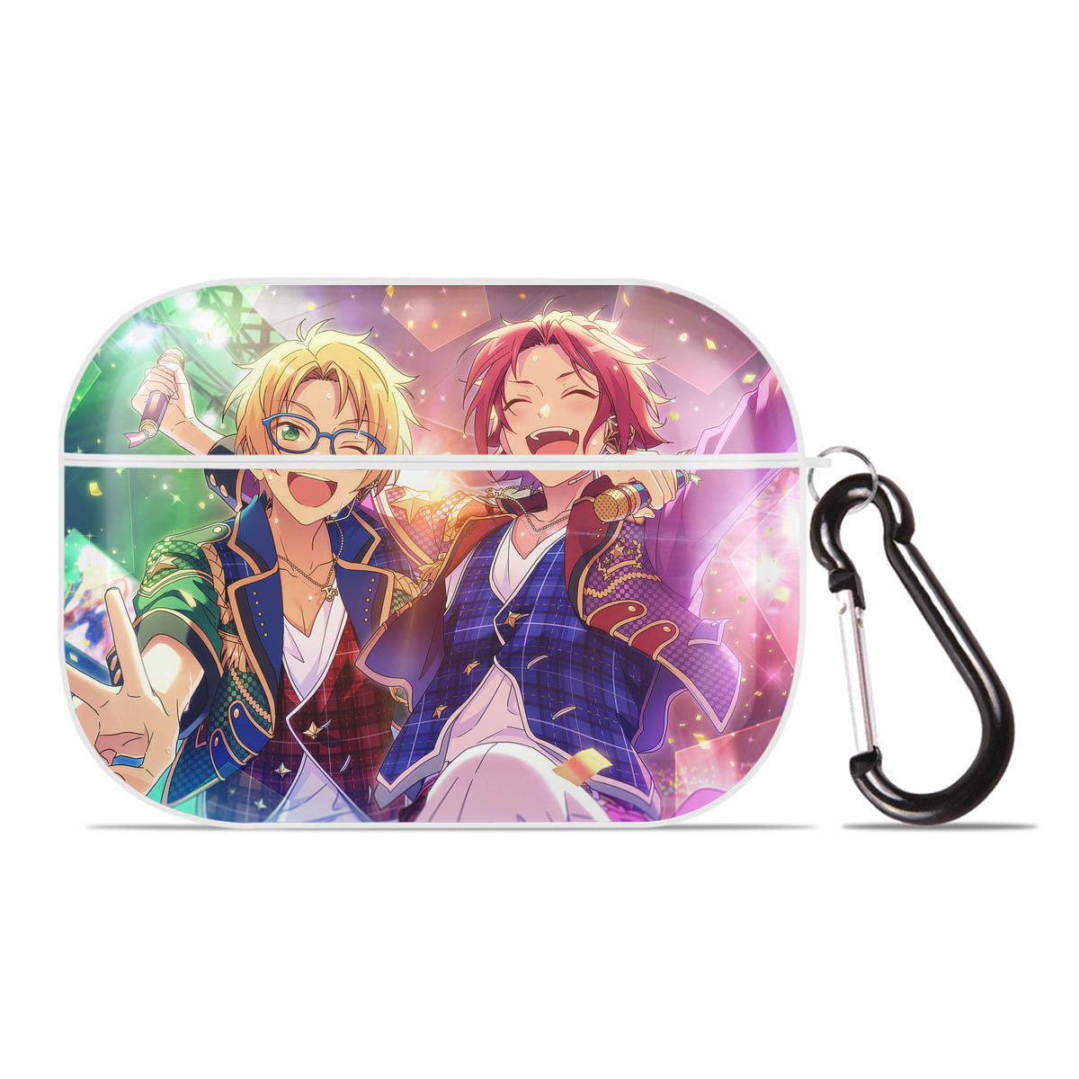 （画像用） あんさんぶるスターズ! Ensemble Stars 【AirPods Pro用】ハードシェル保護ケース 耐衝撃・防指紋・カラビナ付き商品仕様