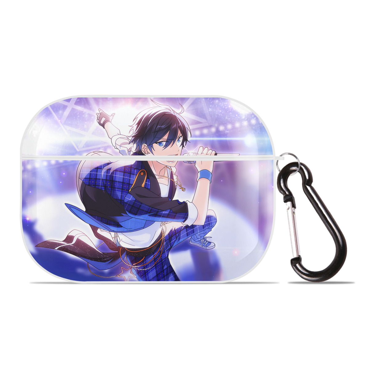 （画像用） あんさんぶるスターズ! Ensemble Stars 【AirPods Pro用】ハードシェル保護ケース 耐衝撃・防指紋・カラビナ付き商品仕様