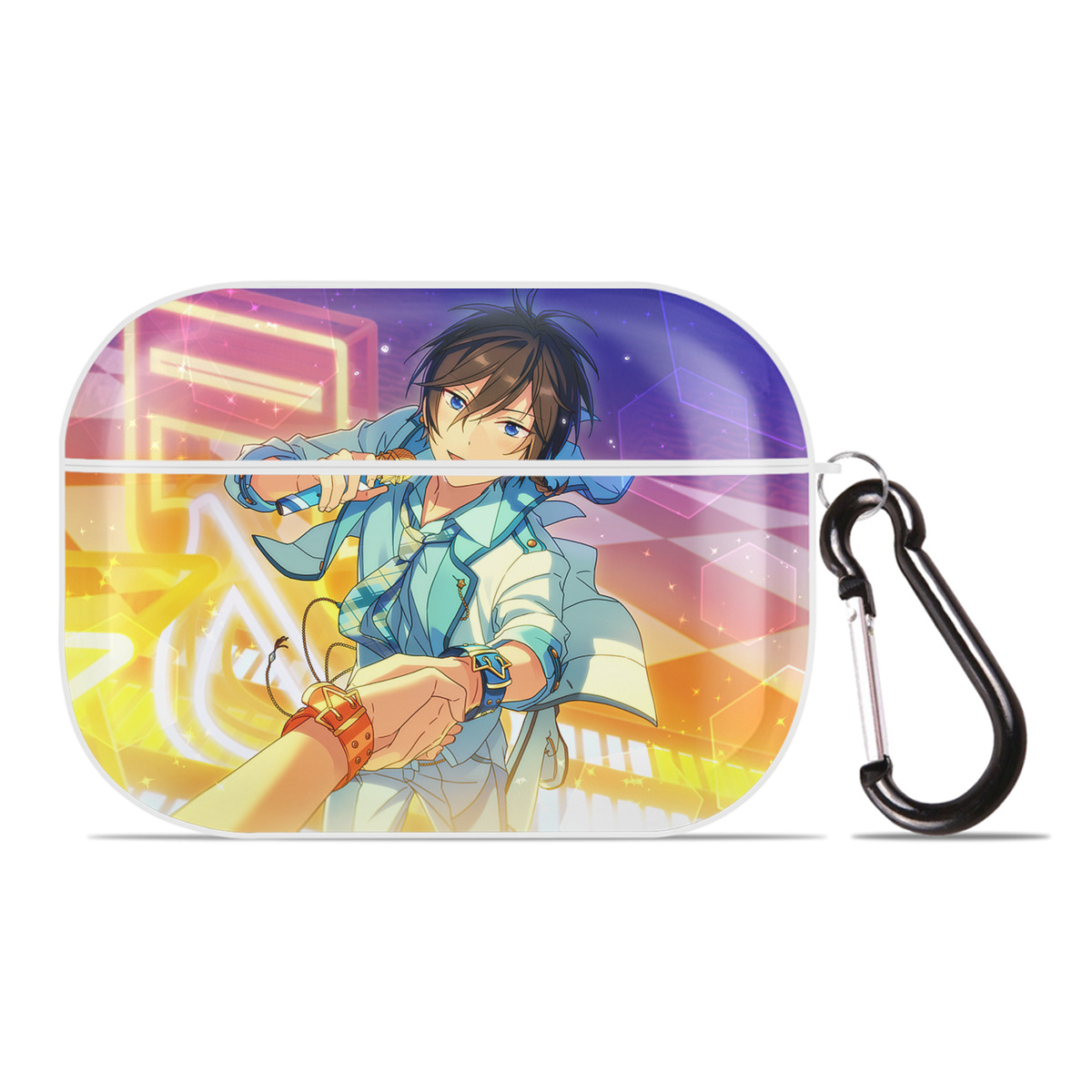 （画像用） あんさんぶるスターズ! Ensemble Stars 【AirPods Pro用】ハードシェル保護ケース 耐衝撃・防指紋・カラビナ付き商品仕様