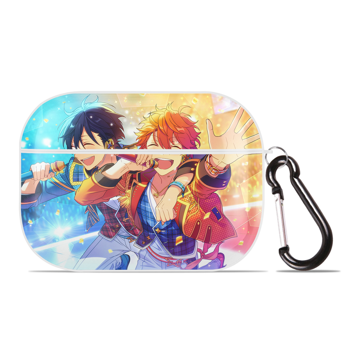 （画像用） あんさんぶるスターズ! Ensemble Stars 【AirPods Pro用】ハードシェル保護ケース 耐衝撃・防指紋・カラビナ付き商品仕様