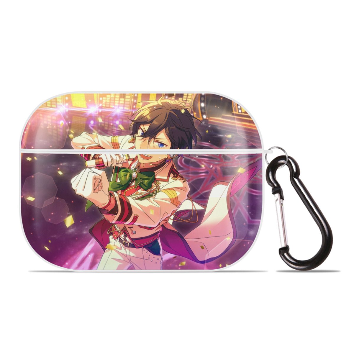 （画像用） あんさんぶるスターズ! Ensemble Stars 【AirPods Pro用】ハードシェル保護ケース 耐衝撃・防指紋・カラビナ付き商品仕様