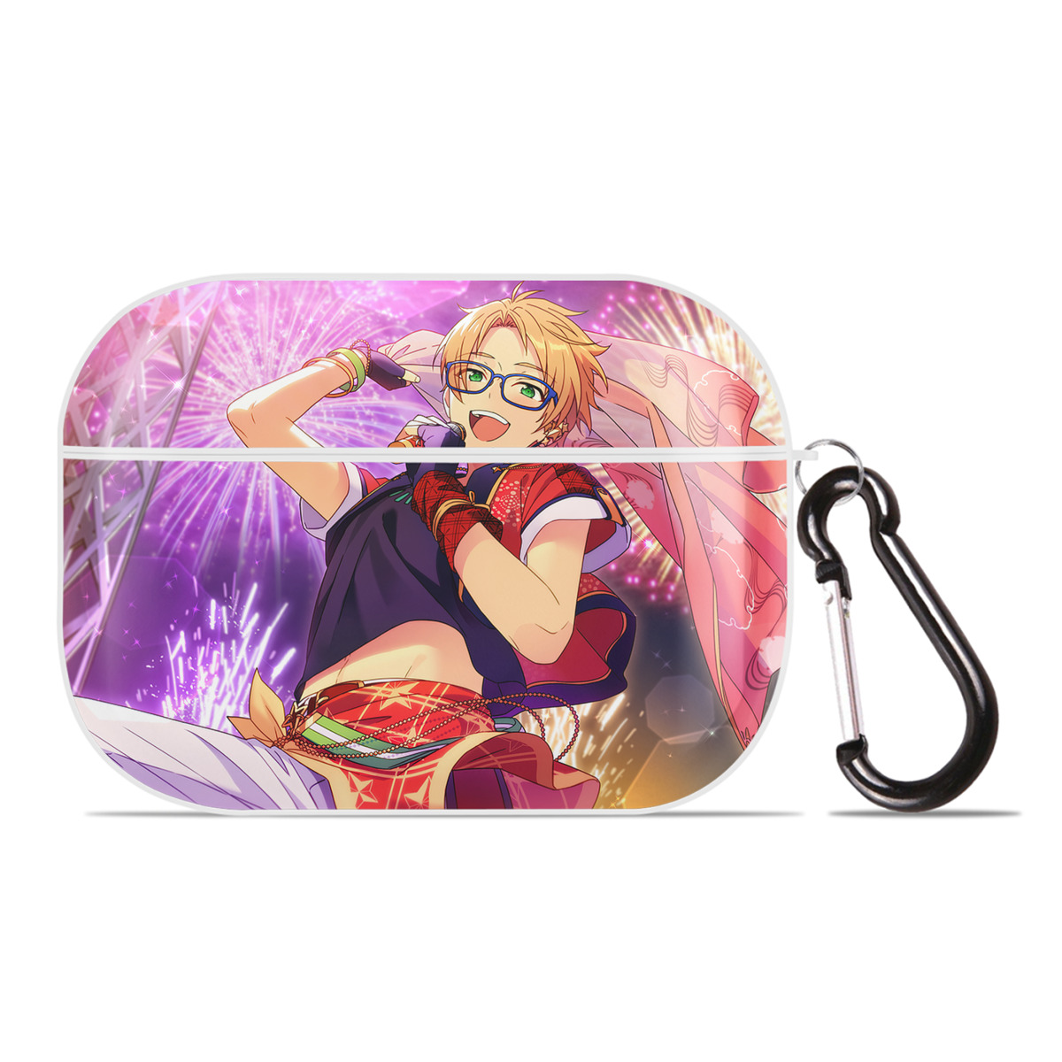 （画像用） あんさんぶるスターズ! Ensemble Stars 【AirPods Pro用】ハードシェル保護ケース 耐衝撃・防指紋・カラビナ付き商品仕様