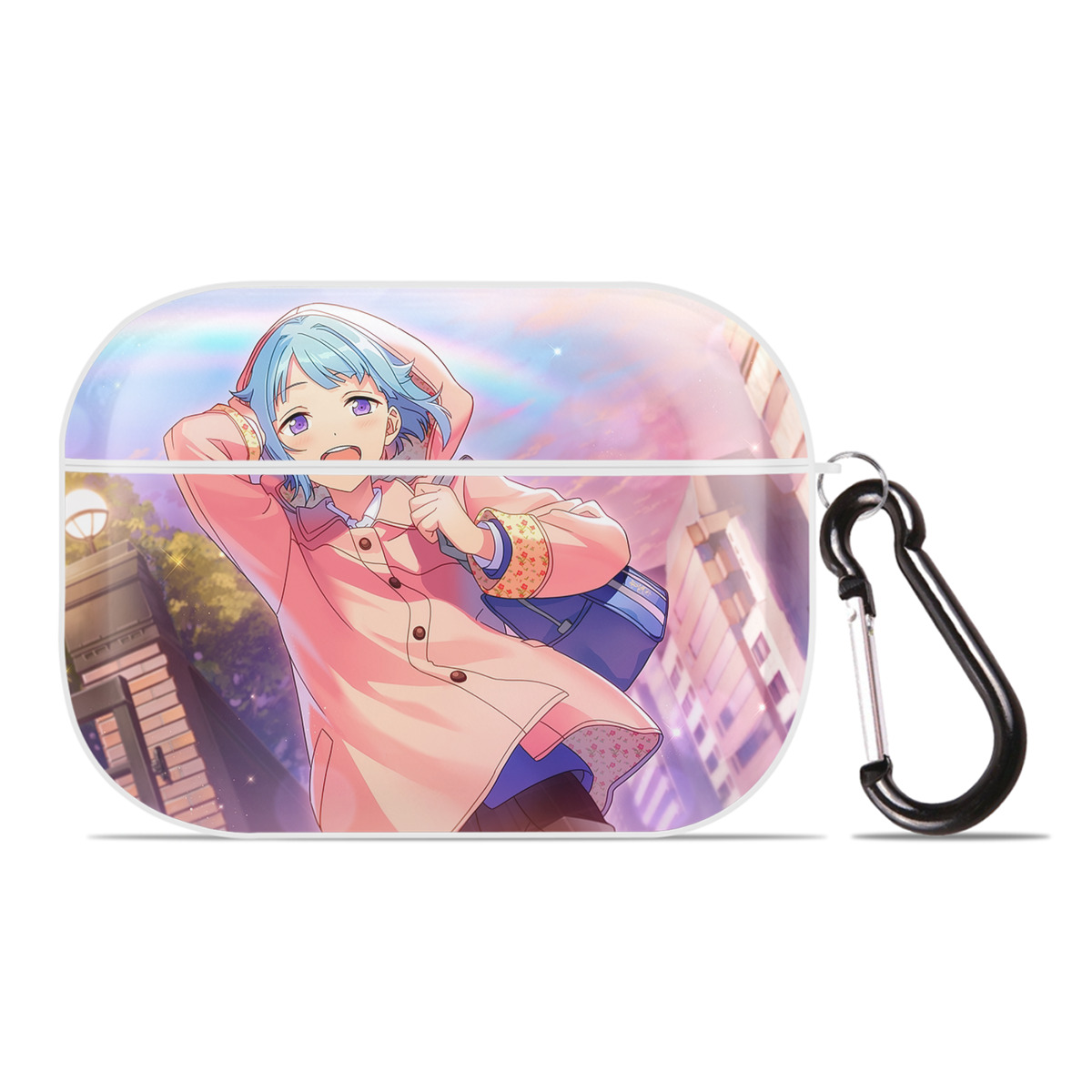 （画像用） あんさんぶるスターズ! Ensemble Stars 【AirPods Pro用】ハードシェル保護ケース 耐衝撃・防指紋・カラビナ付き商品仕様