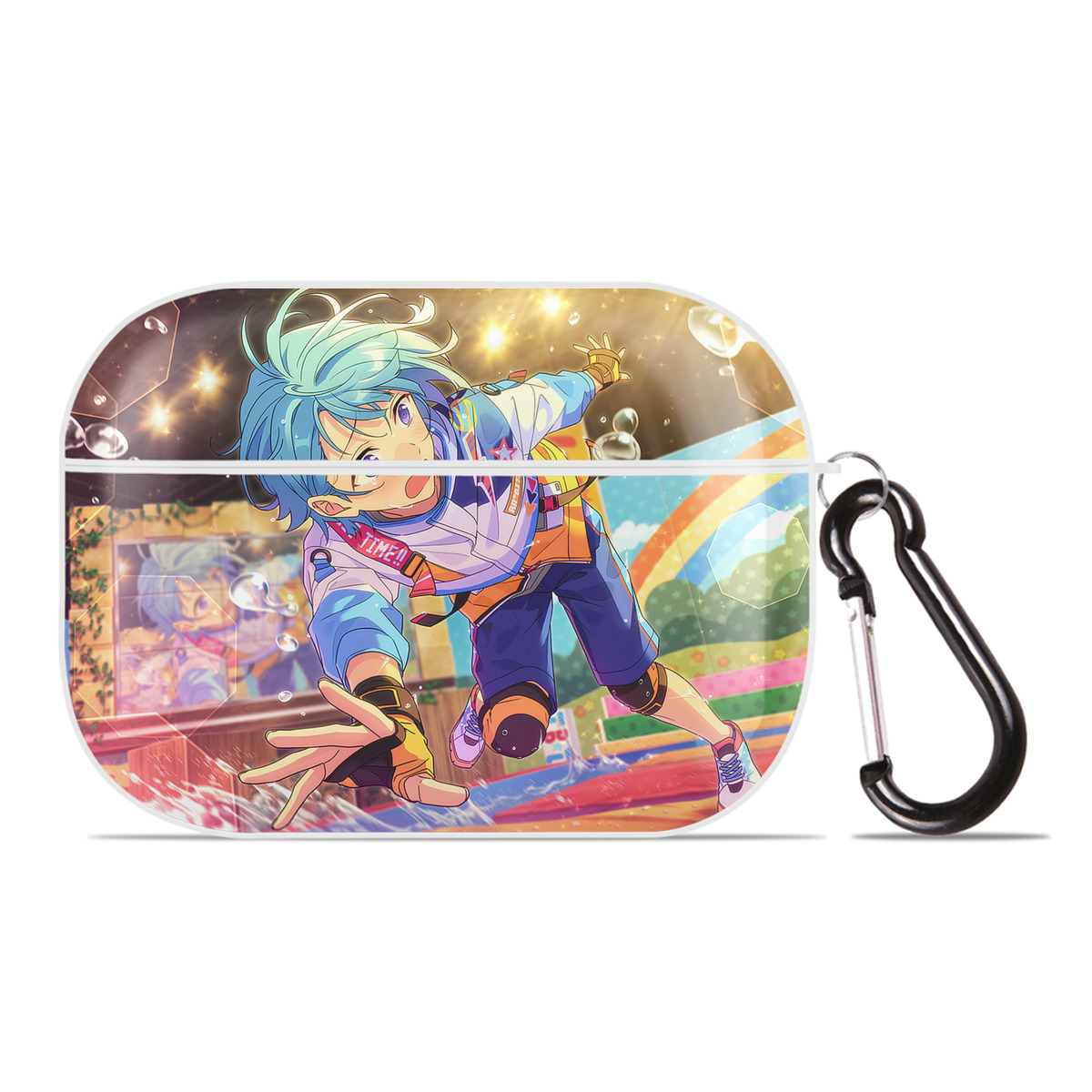 （画像用） あんさんぶるスターズ! Ensemble Stars 【AirPods Pro用】ハードシェル保護ケース 耐衝撃・防指紋・カラビナ付き商品仕様