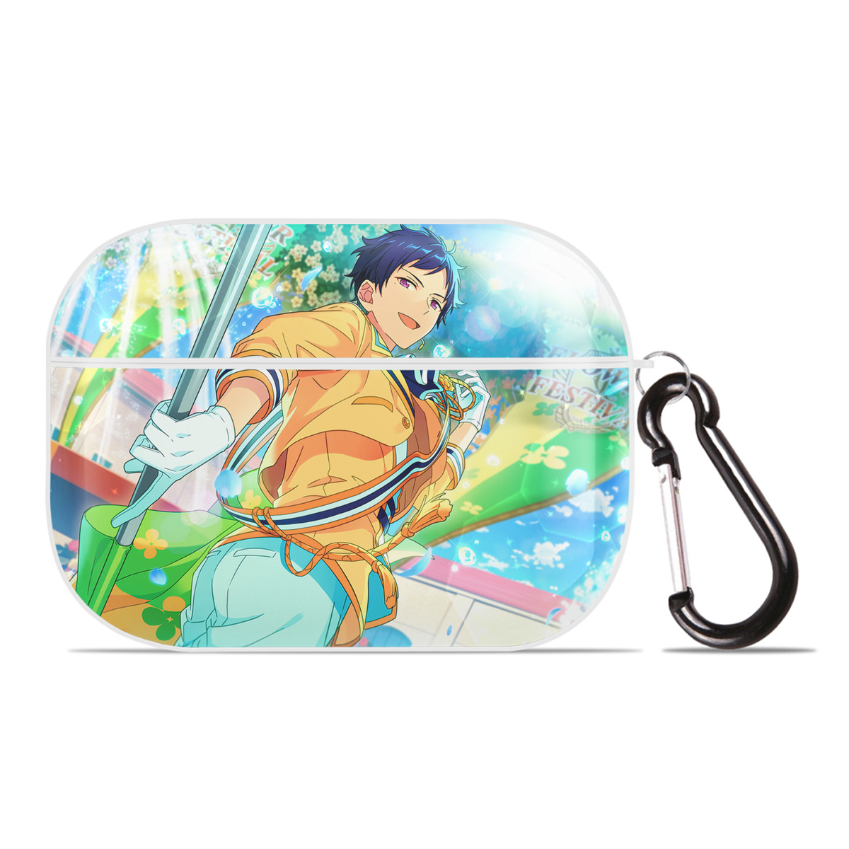 （画像用） あんさんぶるスターズ! Ensemble Stars 【AirPods Pro用】ハードシェル保護ケース 耐衝撃・防指紋・カラビナ付き商品仕様