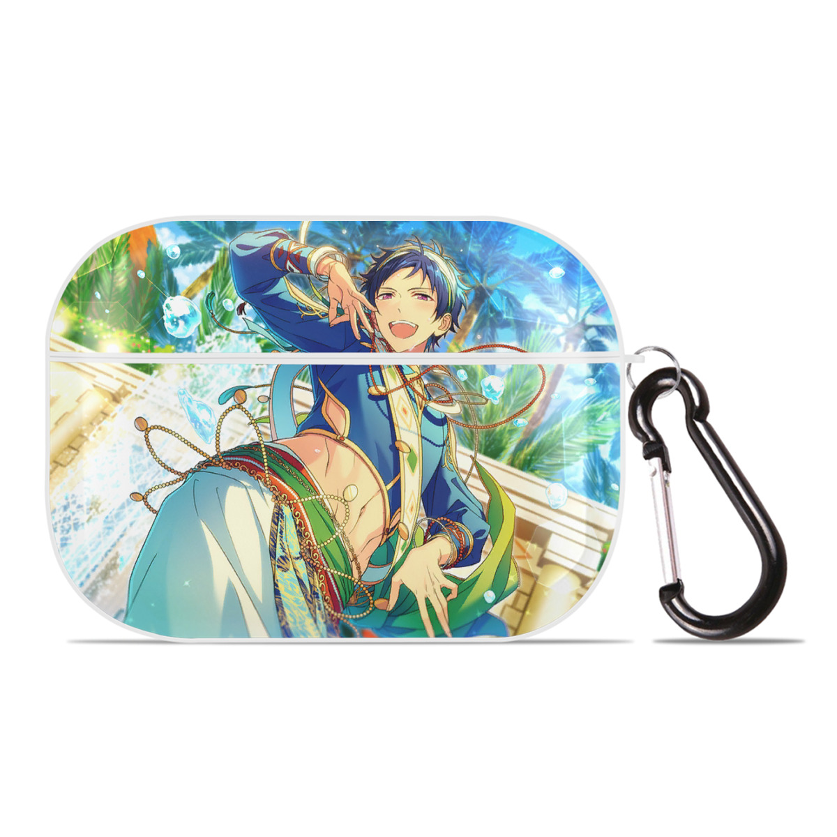 （画像用） あんさんぶるスターズ! Ensemble Stars 【AirPods Pro用】ハードシェル保護ケース 耐衝撃・防指紋・カラビナ付き商品仕様