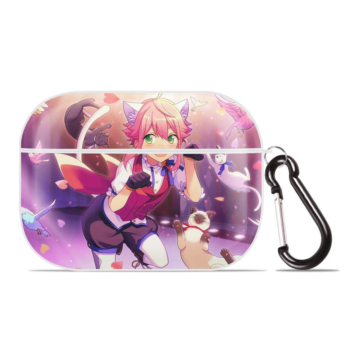 （画像用） あんさんぶるスターズ! Ensemble Stars 【AirPods Pro用】ハードシェル保護ケース 耐衝撃・防指紋・カラビナ付き商品仕様