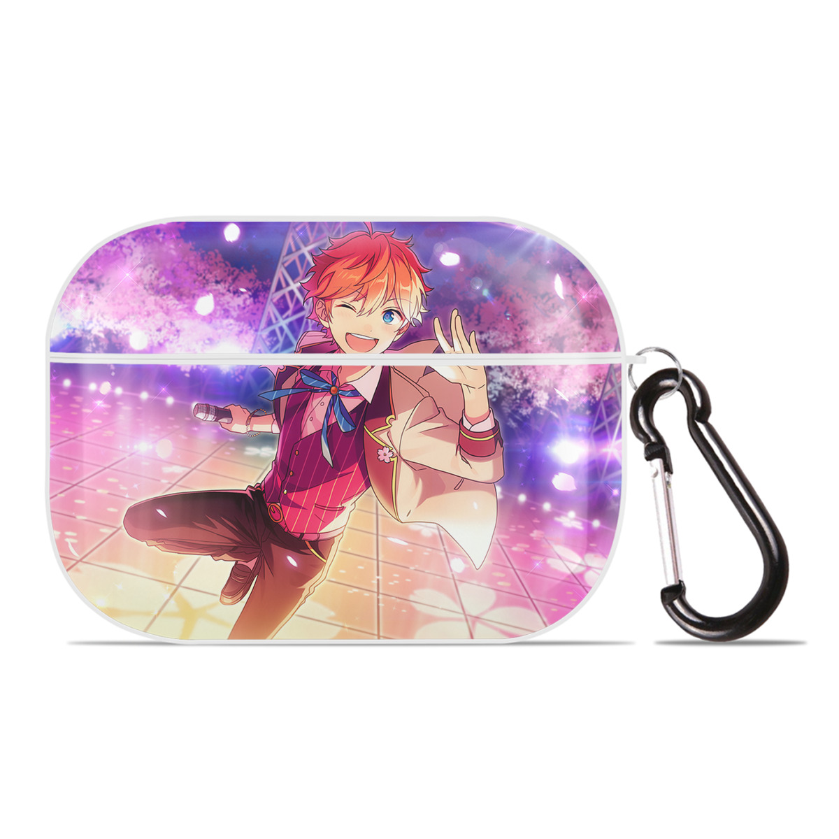 （画像用） あんさんぶるスターズ! Ensemble Stars 【AirPods Pro用】ハードシェル保護ケース 耐衝撃・防指紋・カラビナ付き商品仕様