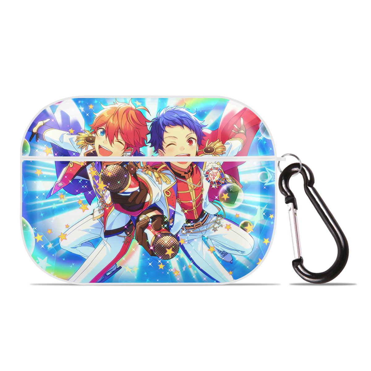 （画像用） あんさんぶるスターズ! Ensemble Stars 【AirPods Pro用】ハードシェル保護ケース 耐衝撃・防指紋・カラビナ付き商品仕様