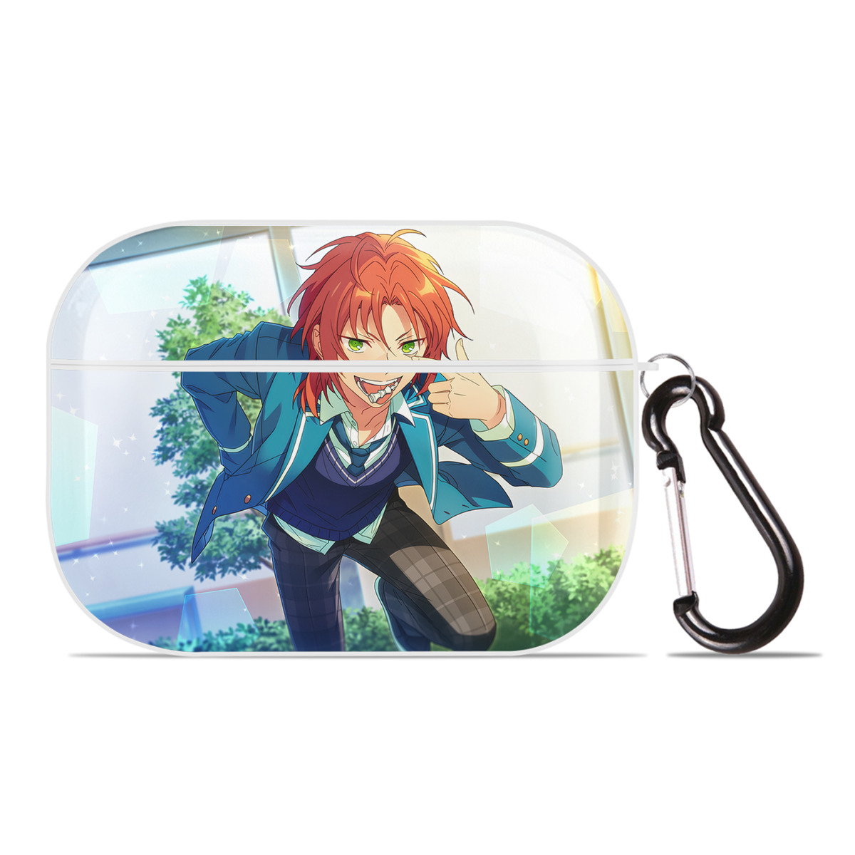 （画像用） あんさんぶるスターズ! Ensemble Stars 【AirPods Pro用】ハードシェル保護ケース 耐衝撃・防指紋・カラビナ付き商品仕様