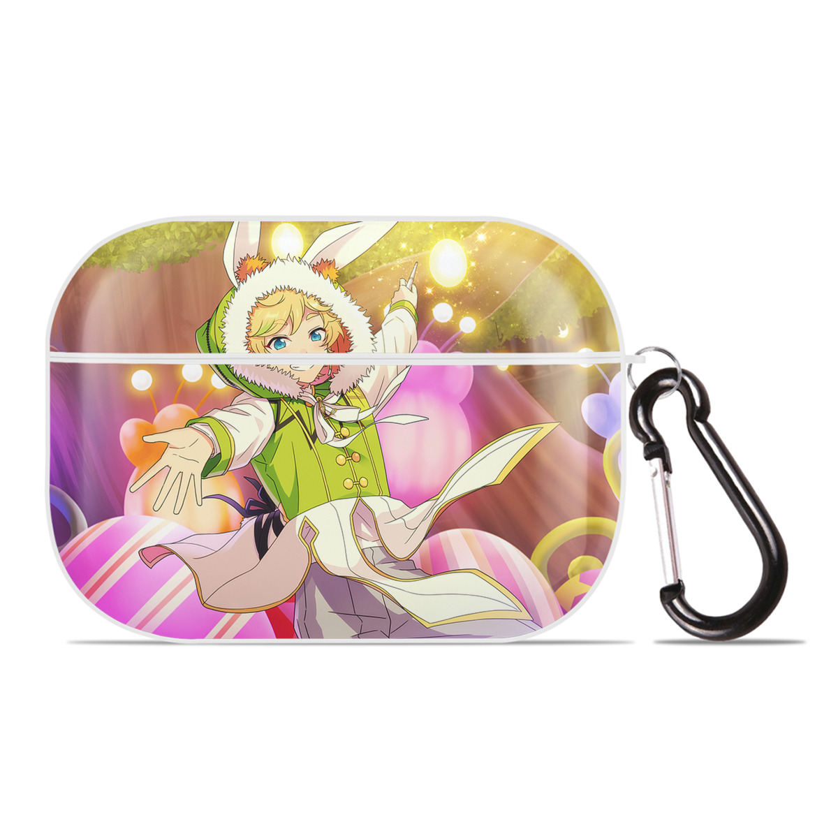 （画像用） あんさんぶるスターズ! Ensemble Stars 【AirPods Pro用】ハードシェル保護ケース 耐衝撃・防指紋・カラビナ付き商品仕様