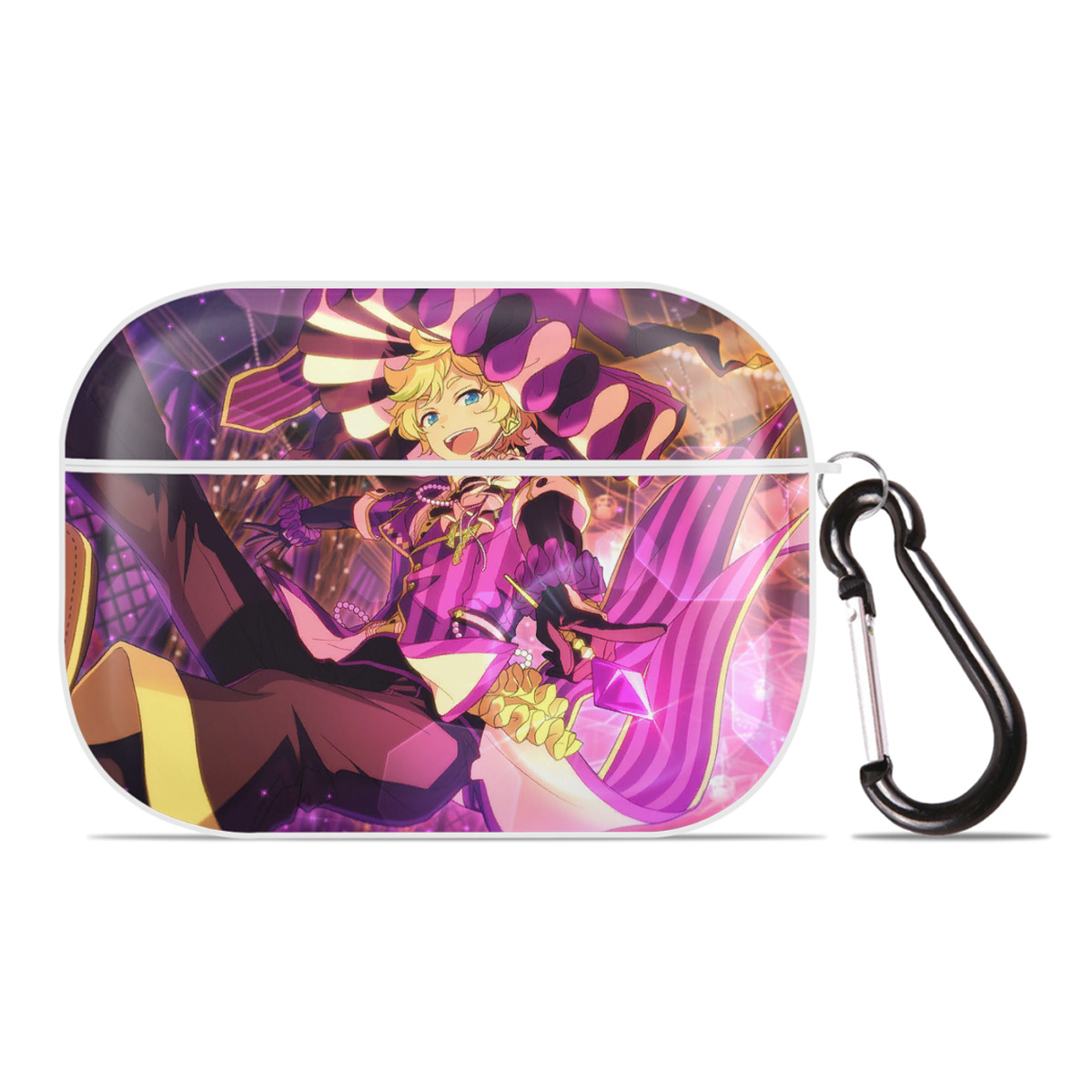 （画像用） あんさんぶるスターズ! Ensemble Stars 【AirPods Pro用】ハードシェル保護ケース 耐衝撃・防指紋・カラビナ付き商品仕様