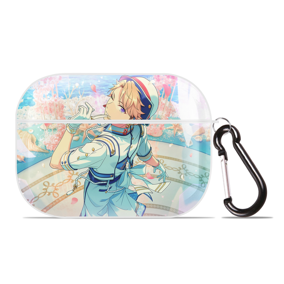 （画像用） あんさんぶるスターズ! Ensemble Stars 【AirPods Pro用】ハードシェル保護ケース 耐衝撃・防指紋・カラビナ付き商品仕様