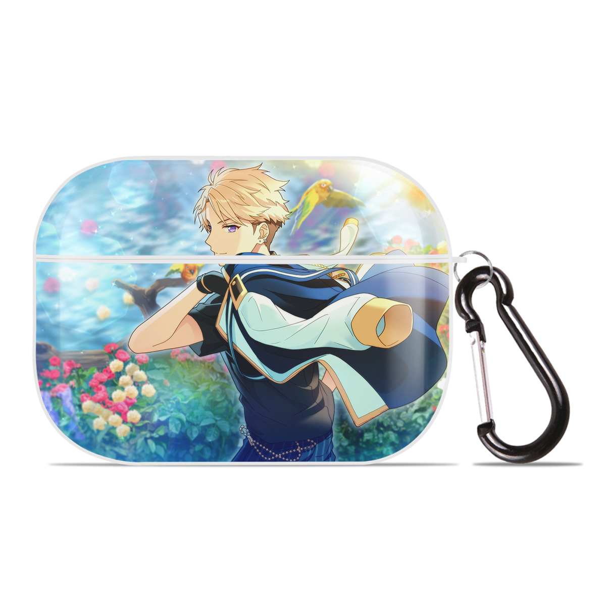（画像用） あんさんぶるスターズ! Ensemble Stars 【AirPods Pro用】ハードシェル保護ケース 耐衝撃・防指紋・カラビナ付き商品仕様