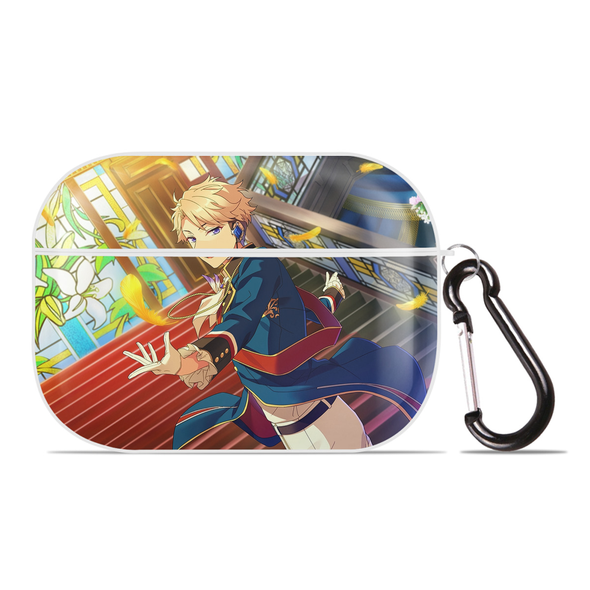 （画像用） あんさんぶるスターズ! Ensemble Stars 【AirPods Pro用】ハードシェル保護ケース 耐衝撃・防指紋・カラビナ付き商品仕様