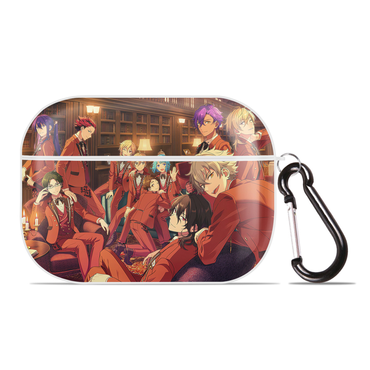 （画像用） あんさんぶるスターズ! Ensemble Stars 【AirPods Pro用】ハードシェル保護ケース 耐衝撃・防指紋・カラビナ付き商品仕様