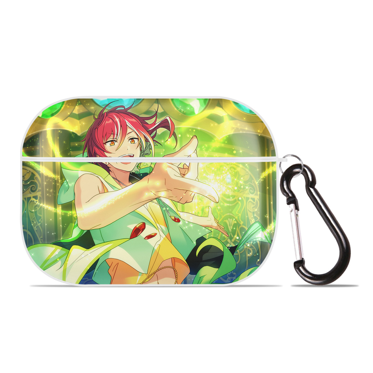 （画像用） あんさんぶるスターズ! Ensemble Stars 【AirPods Pro用】ハードシェル保護ケース 耐衝撃・防指紋・カラビナ付き商品仕様
