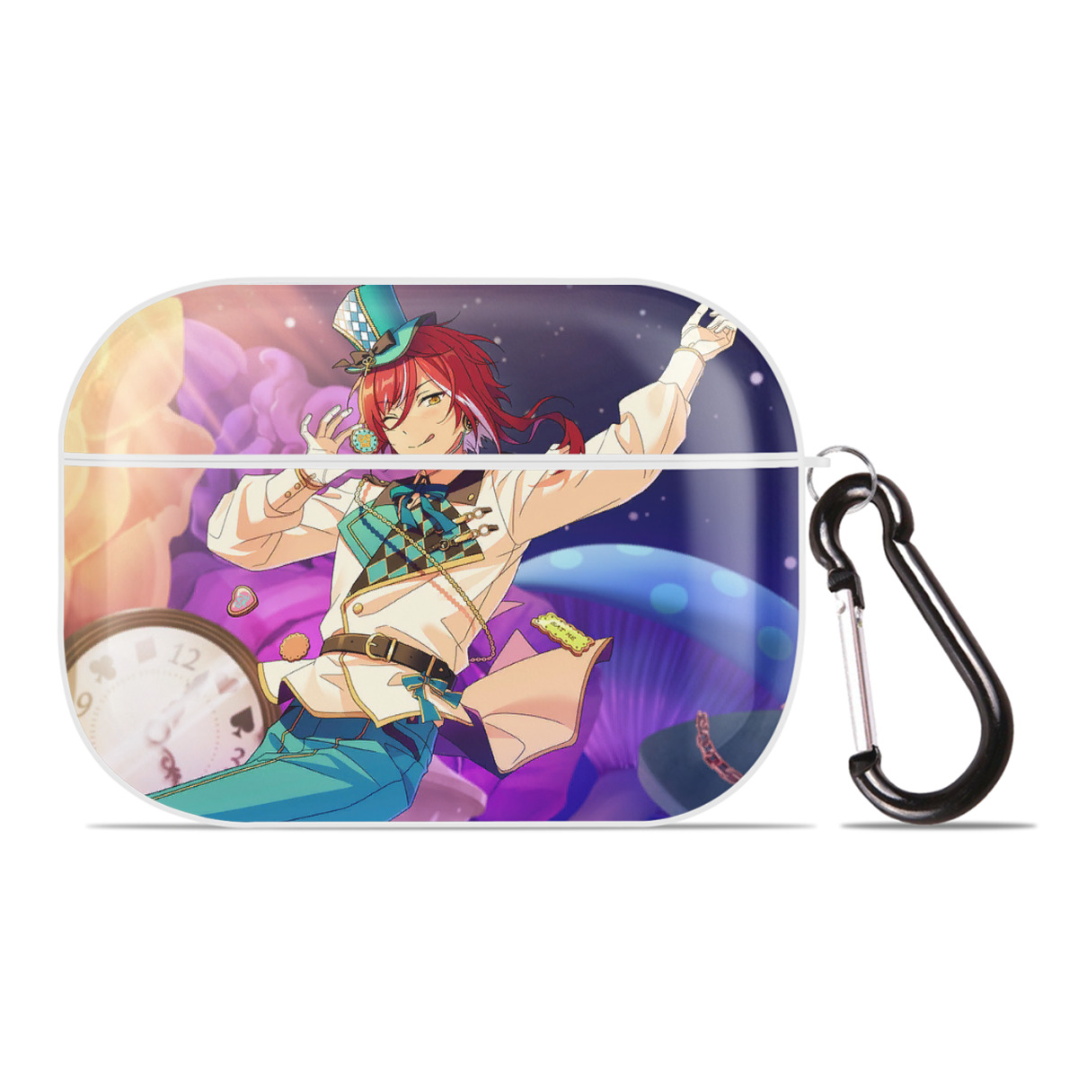 （画像用） あんさんぶるスターズ! Ensemble Stars 【AirPods Pro用】ハードシェル保護ケース 耐衝撃・防指紋・カラビナ付き商品仕様