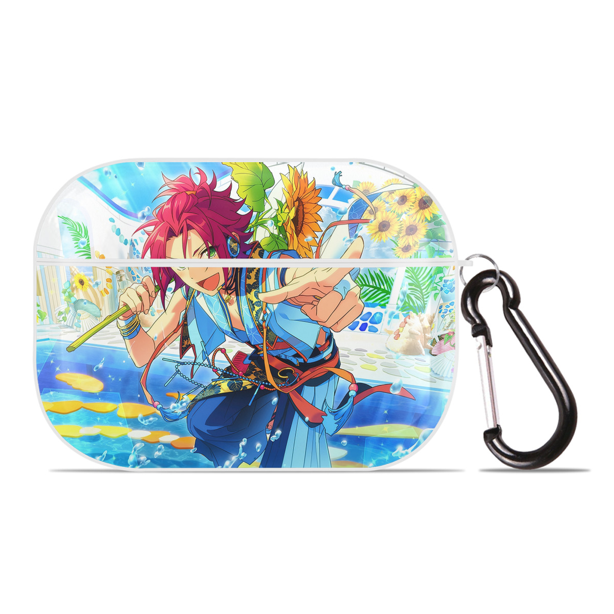 （画像用） あんさんぶるスターズ! Ensemble Stars 【AirPods Pro用】ハードシェル保護ケース 耐衝撃・防指紋・カラビナ付き商品仕様