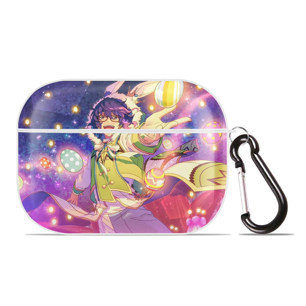 （画像用） あんさんぶるスターズ! Ensemble Stars 【AirPods Pro用】ハードシェル保護ケース 耐衝撃・防指紋・カラビナ付き商品仕様