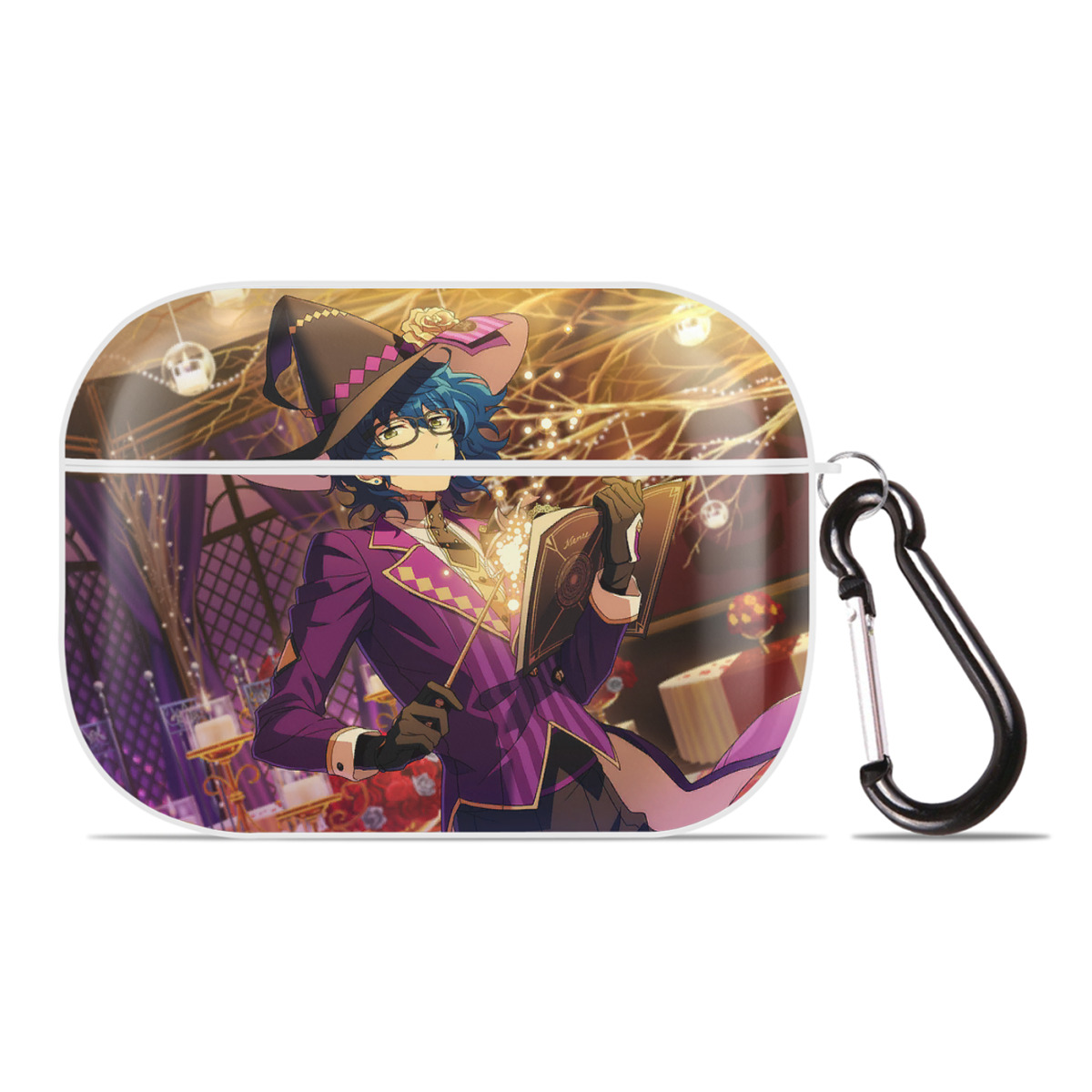 （画像用） あんさんぶるスターズ! Ensemble Stars 【AirPods Pro用】ハードシェル保護ケース 耐衝撃・防指紋・カラビナ付き商品仕様