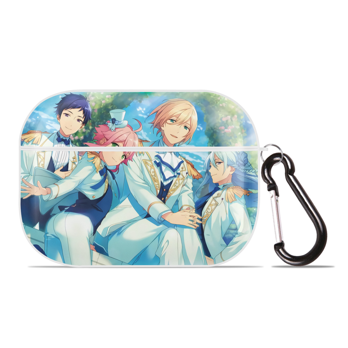 （画像用） あんさんぶるスターズ! Ensemble Stars 【AirPods Pro用】ハードシェル保護ケース 耐衝撃・防指紋・カラビナ付き商品仕様