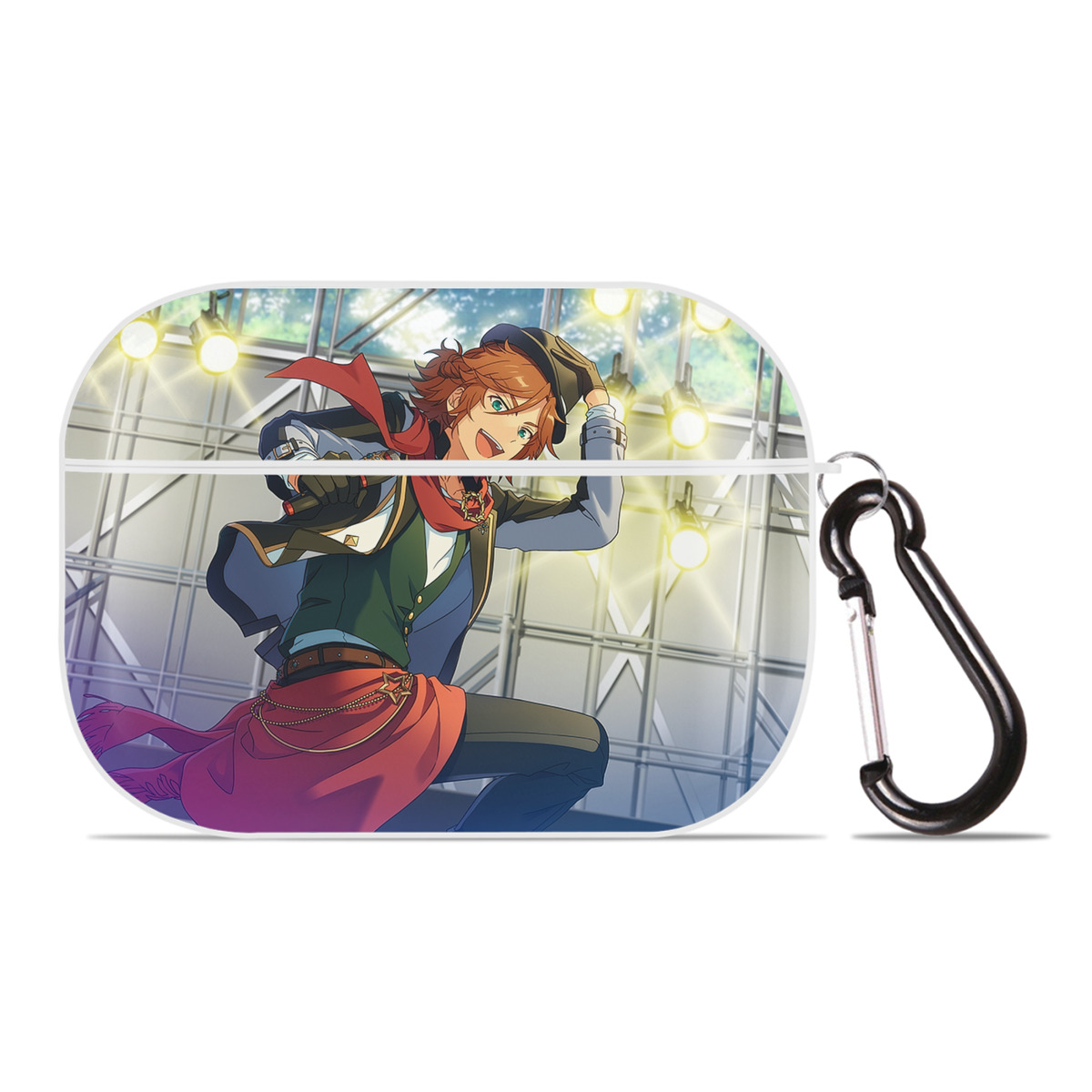 （画像用） あんさんぶるスターズ! Ensemble Stars 【AirPods Pro用】ハードシェル保護ケース 耐衝撃・防指紋・カラビナ付き商品仕様