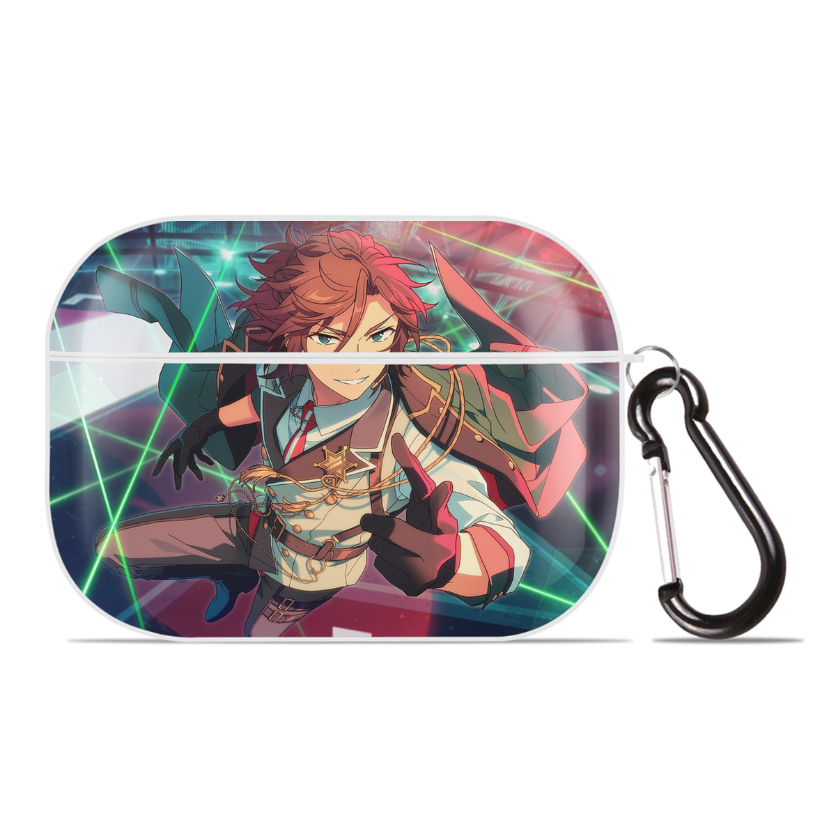 （画像用） あんさんぶるスターズ! Ensemble Stars 【AirPods Pro用】ハードシェル保護ケース 耐衝撃・防指紋・カラビナ付き商品仕様