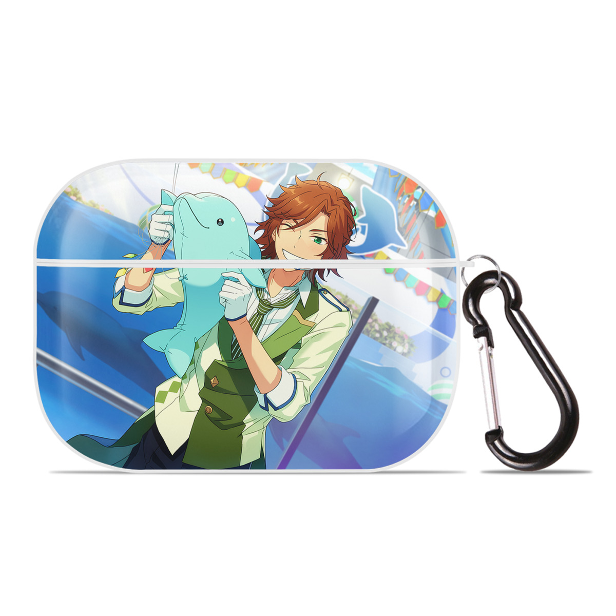 （画像用） あんさんぶるスターズ! Ensemble Stars 【AirPods Pro用】ハードシェル保護ケース 耐衝撃・防指紋・カラビナ付き商品仕様