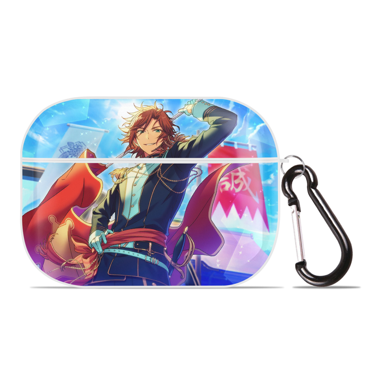 （画像用） あんさんぶるスターズ! Ensemble Stars 【AirPods Pro用】ハードシェル保護ケース 耐衝撃・防指紋・カラビナ付き商品仕様