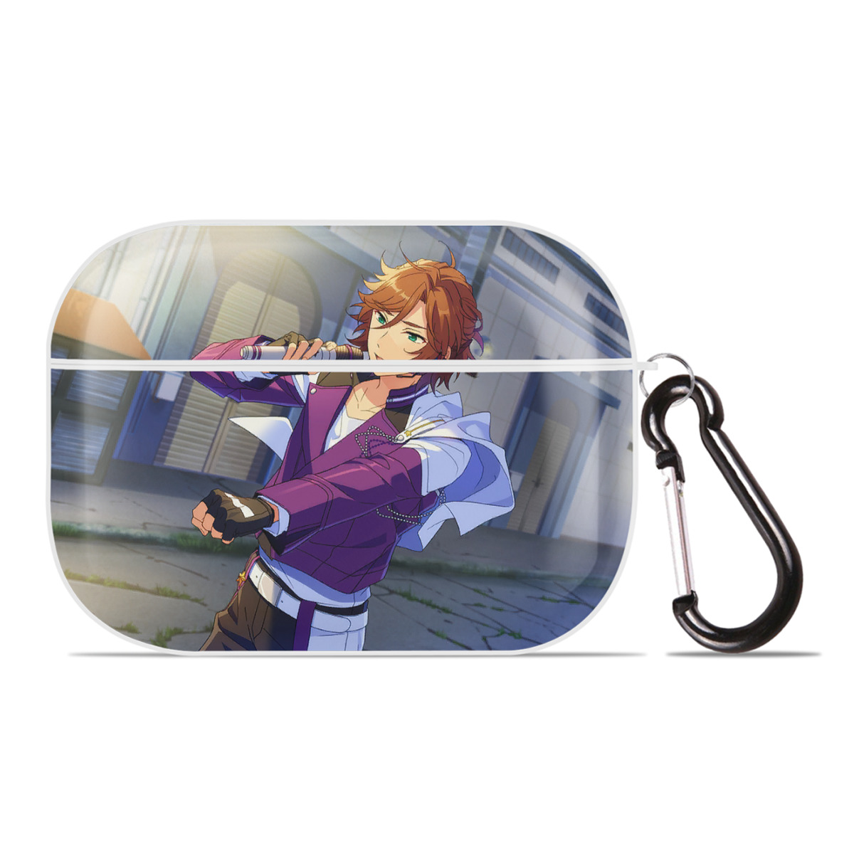 （画像用） あんさんぶるスターズ! Ensemble Stars 【AirPods Pro用】ハードシェル保護ケース 耐衝撃・防指紋・カラビナ付き商品仕様