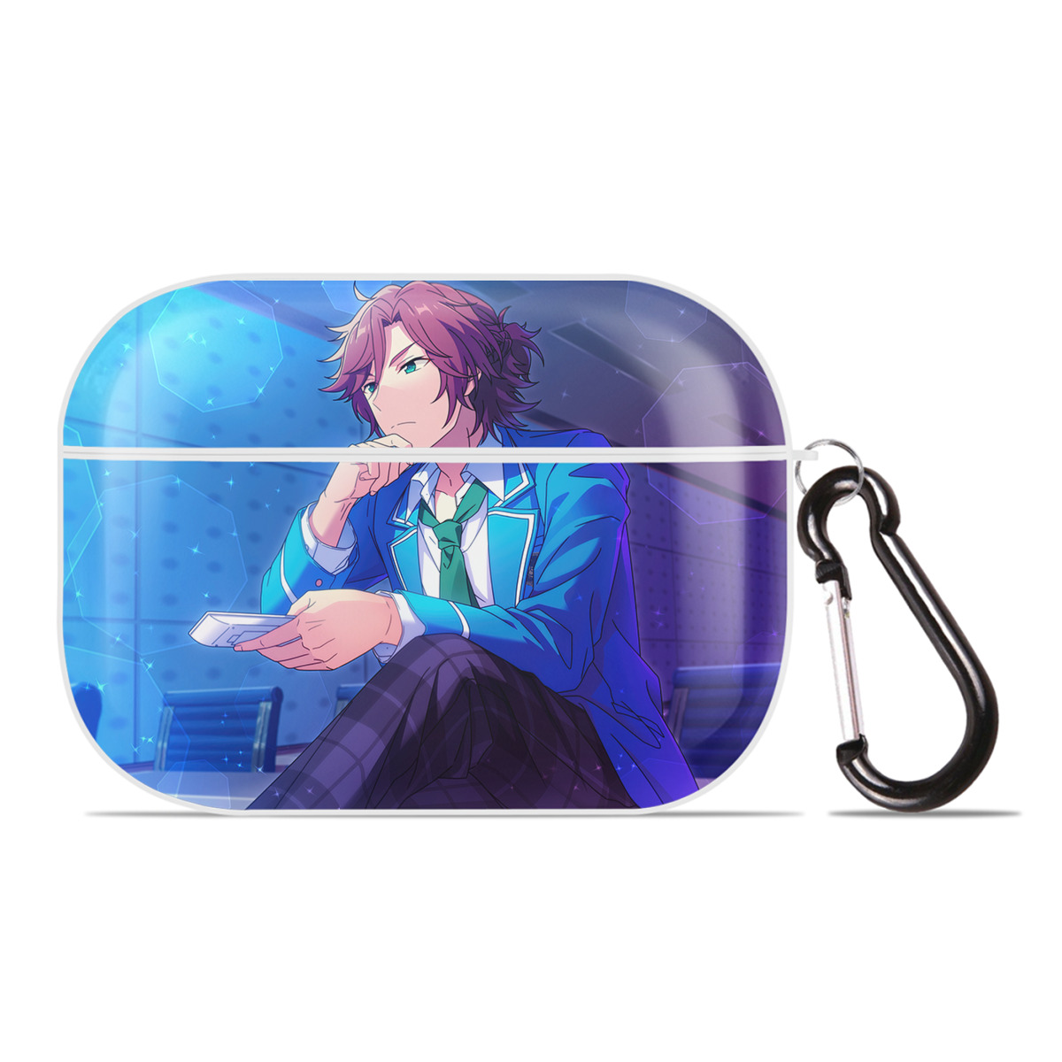 （画像用） あんさんぶるスターズ! Ensemble Stars 【AirPods Pro用】ハードシェル保護ケース 耐衝撃・防指紋・カラビナ付き商品仕様