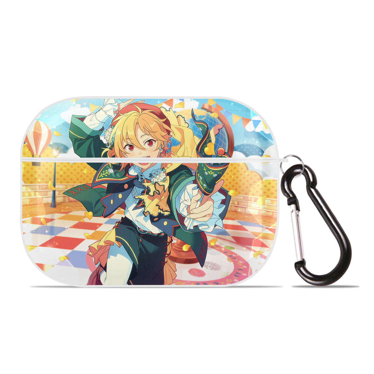 （画像用） あんさんぶるスターズ! Ensemble Stars 【AirPods Pro用】ハードシェル保護ケース 耐衝撃・防指紋・カラビナ付き商品仕様