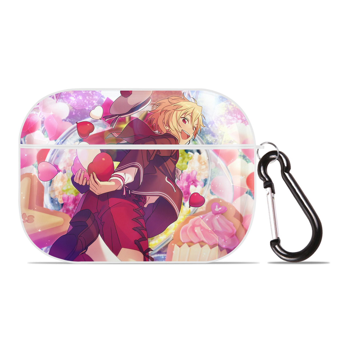 （画像用） あんさんぶるスターズ! Ensemble Stars 【AirPods Pro用】ハードシェル保護ケース 耐衝撃・防指紋・カラビナ付き商品仕様