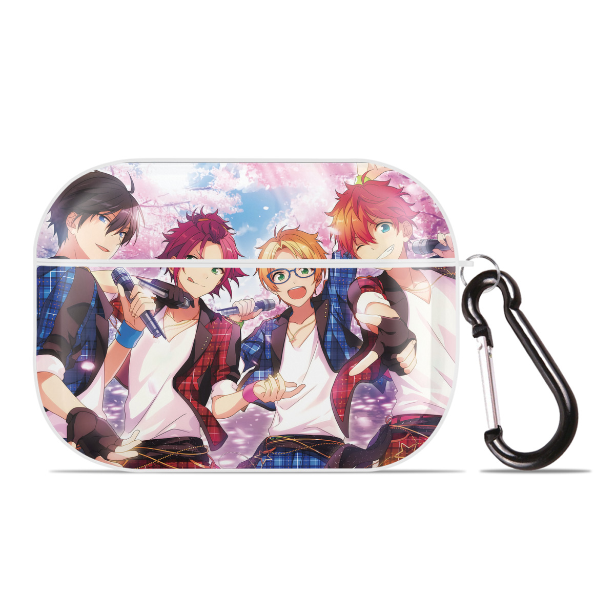 （画像用） あんさんぶるスターズ! Ensemble Stars 【AirPods Pro用】ハードシェル保護ケース 耐衝撃・防指紋・カラビナ付き商品仕様