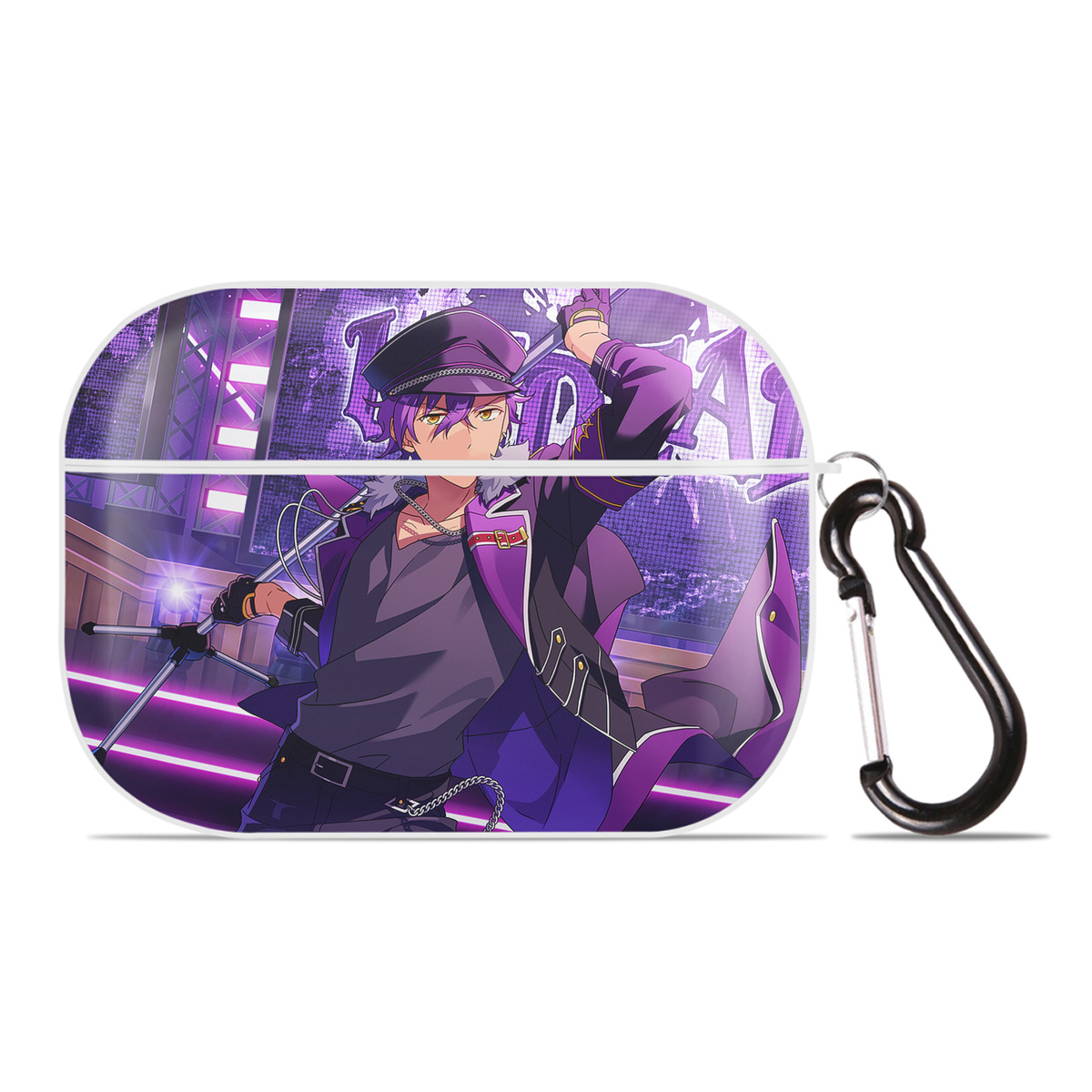 （画像用） あんさんぶるスターズ! Ensemble Stars 【AirPods Pro用】ハードシェル保護ケース 耐衝撃・防指紋・カラビナ付き商品仕様
