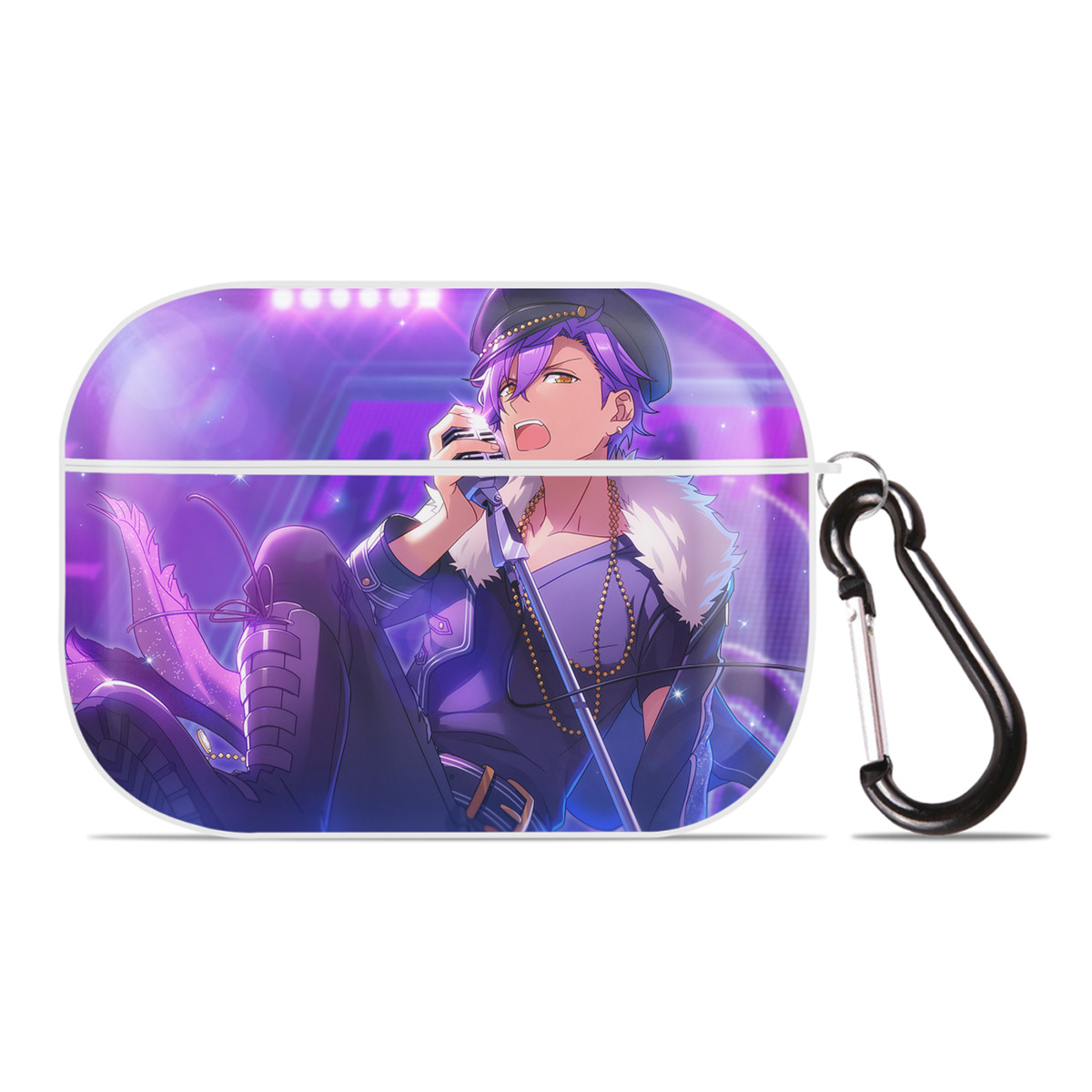 （画像用） あんさんぶるスターズ! Ensemble Stars 【AirPods Pro用】ハードシェル保護ケース 耐衝撃・防指紋・カラビナ付き商品仕様