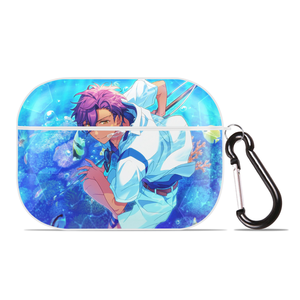 （画像用） あんさんぶるスターズ! Ensemble Stars 【AirPods Pro用】ハードシェル保護ケース 耐衝撃・防指紋・カラビナ付き商品仕様