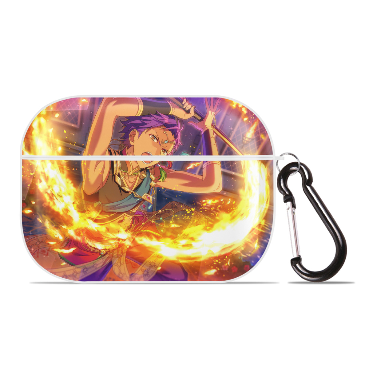 （画像用） あんさんぶるスターズ! Ensemble Stars 【AirPods Pro用】ハードシェル保護ケース 耐衝撃・防指紋・カラビナ付き商品仕様