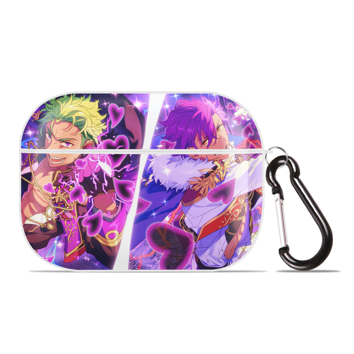 （画像用） あんさんぶるスターズ! Ensemble Stars 【AirPods Pro用】ハードシェル保護ケース 耐衝撃・防指紋・カラビナ付き商品仕様