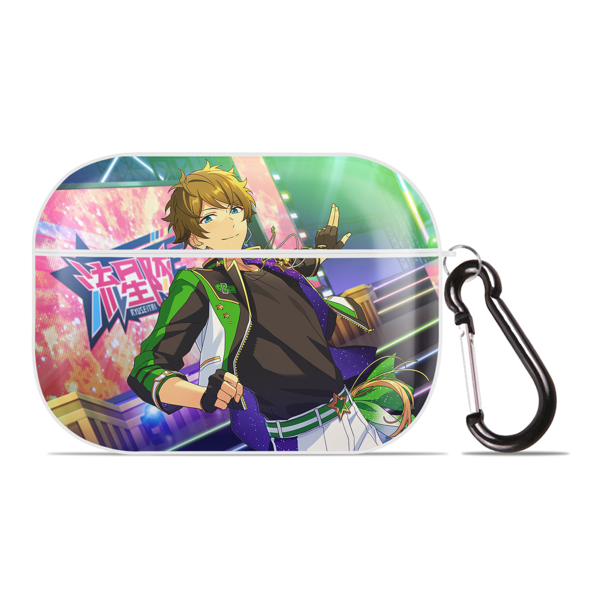 （画像用） あんさんぶるスターズ! Ensemble Stars 【AirPods Pro用】ハードシェル保護ケース 耐衝撃・防指紋・カラビナ付き商品仕様