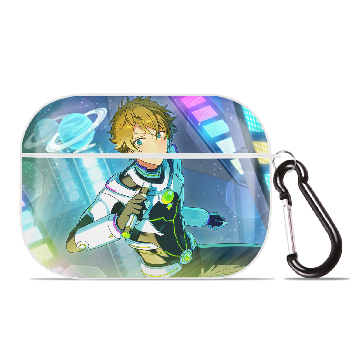 （画像用） あんさんぶるスターズ! Ensemble Stars 【AirPods Pro用】ハードシェル保護ケース 耐衝撃・防指紋・カラビナ付き商品仕様