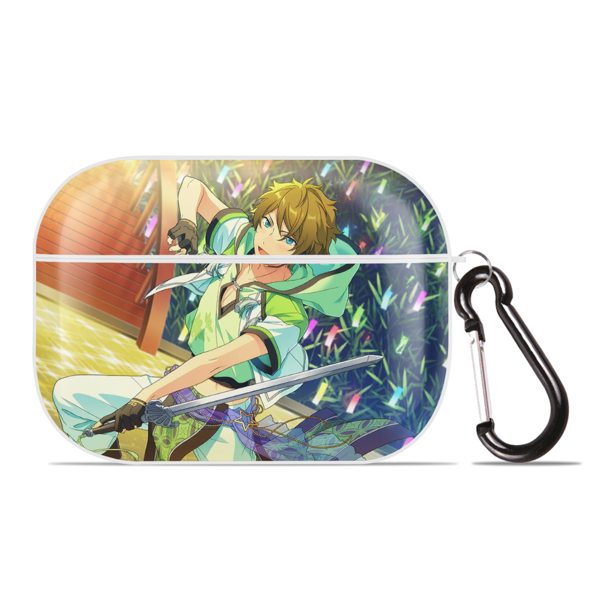 （画像用） あんさんぶるスターズ! Ensemble Stars 【AirPods Pro用】ハードシェル保護ケース 耐衝撃・防指紋・カラビナ付き商品仕様