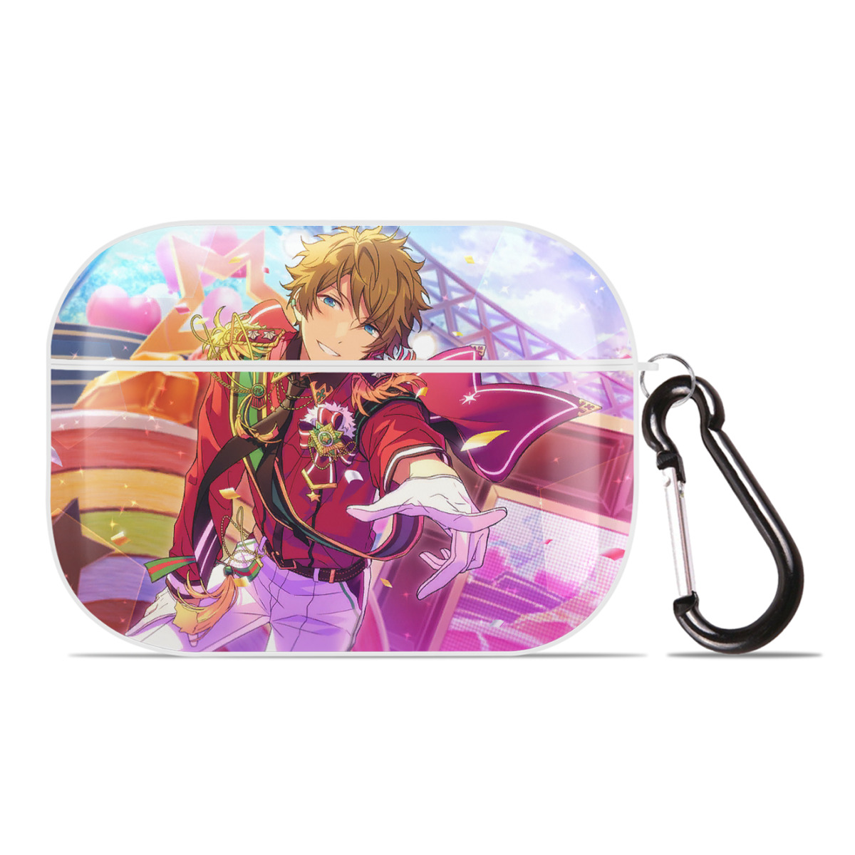 （画像用） あんさんぶるスターズ! Ensemble Stars 【AirPods Pro用】ハードシェル保護ケース 耐衝撃・防指紋・カラビナ付き商品仕様