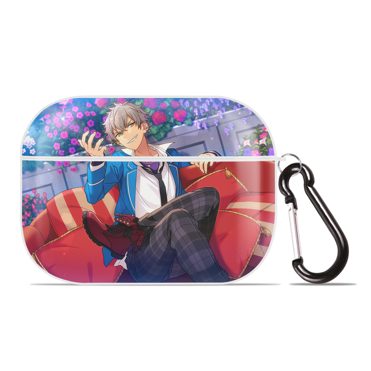 （画像用） あんさんぶるスターズ! Ensemble Stars 【AirPods Pro用】ハードシェル保護ケース 耐衝撃・防指紋・カラビナ付き商品仕様