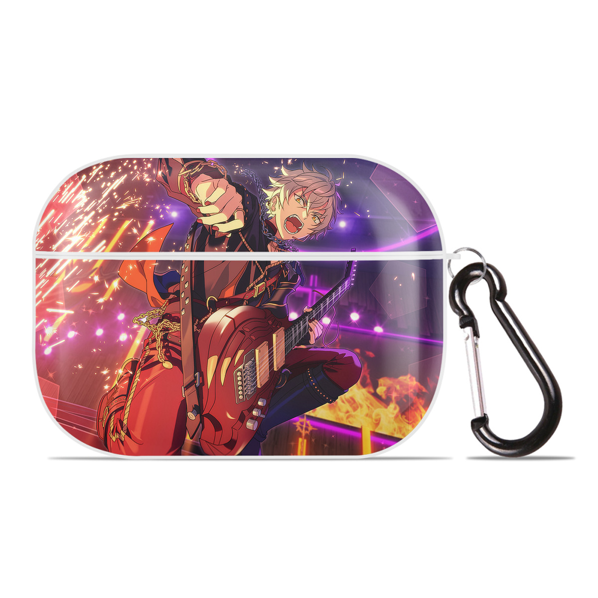 （画像用） あんさんぶるスターズ! Ensemble Stars 【AirPods Pro用】ハードシェル保護ケース 耐衝撃・防指紋・カラビナ付き商品仕様