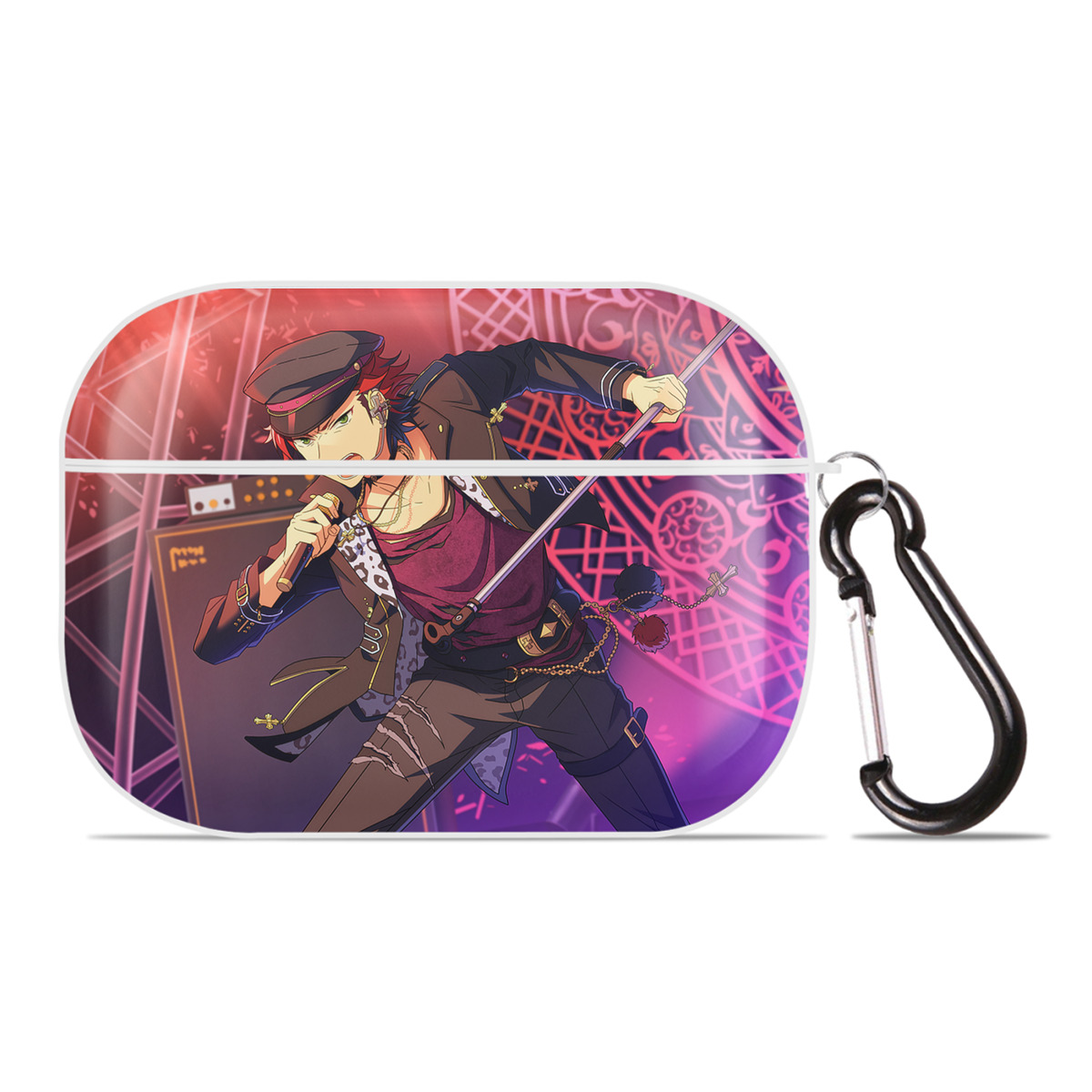 （画像用） あんさんぶるスターズ! Ensemble Stars 【AirPods Pro用】ハードシェル保護ケース 耐衝撃・防指紋・カラビナ付き商品仕様