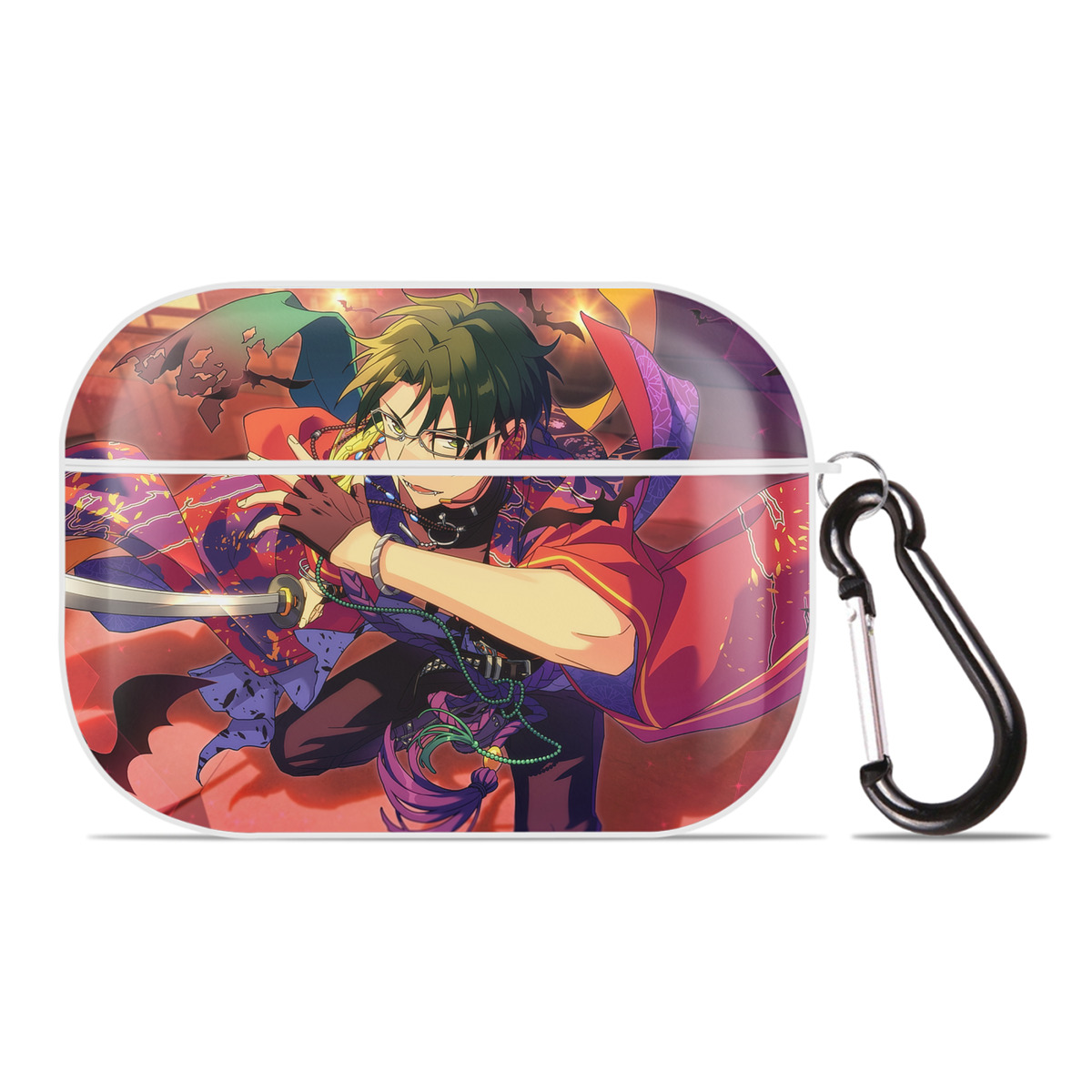 （画像用） あんさんぶるスターズ! Ensemble Stars 【AirPods Pro用】ハードシェル保護ケース 耐衝撃・防指紋・カラビナ付き商品仕様