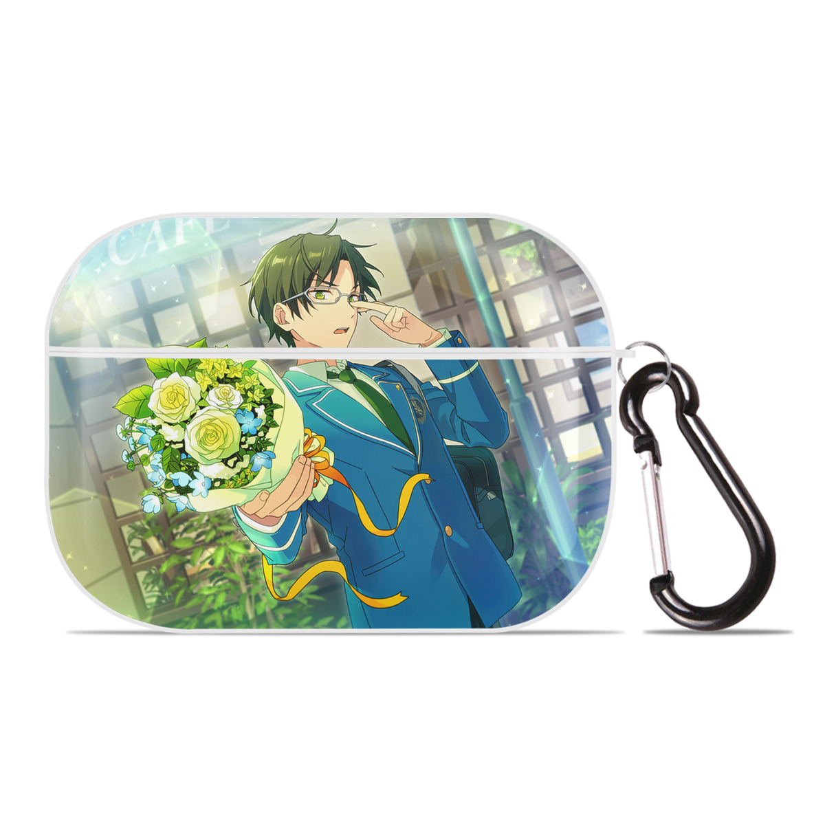 （画像用） あんさんぶるスターズ! Ensemble Stars 【AirPods Pro用】ハードシェル保護ケース 耐衝撃・防指紋・カラビナ付き商品仕様