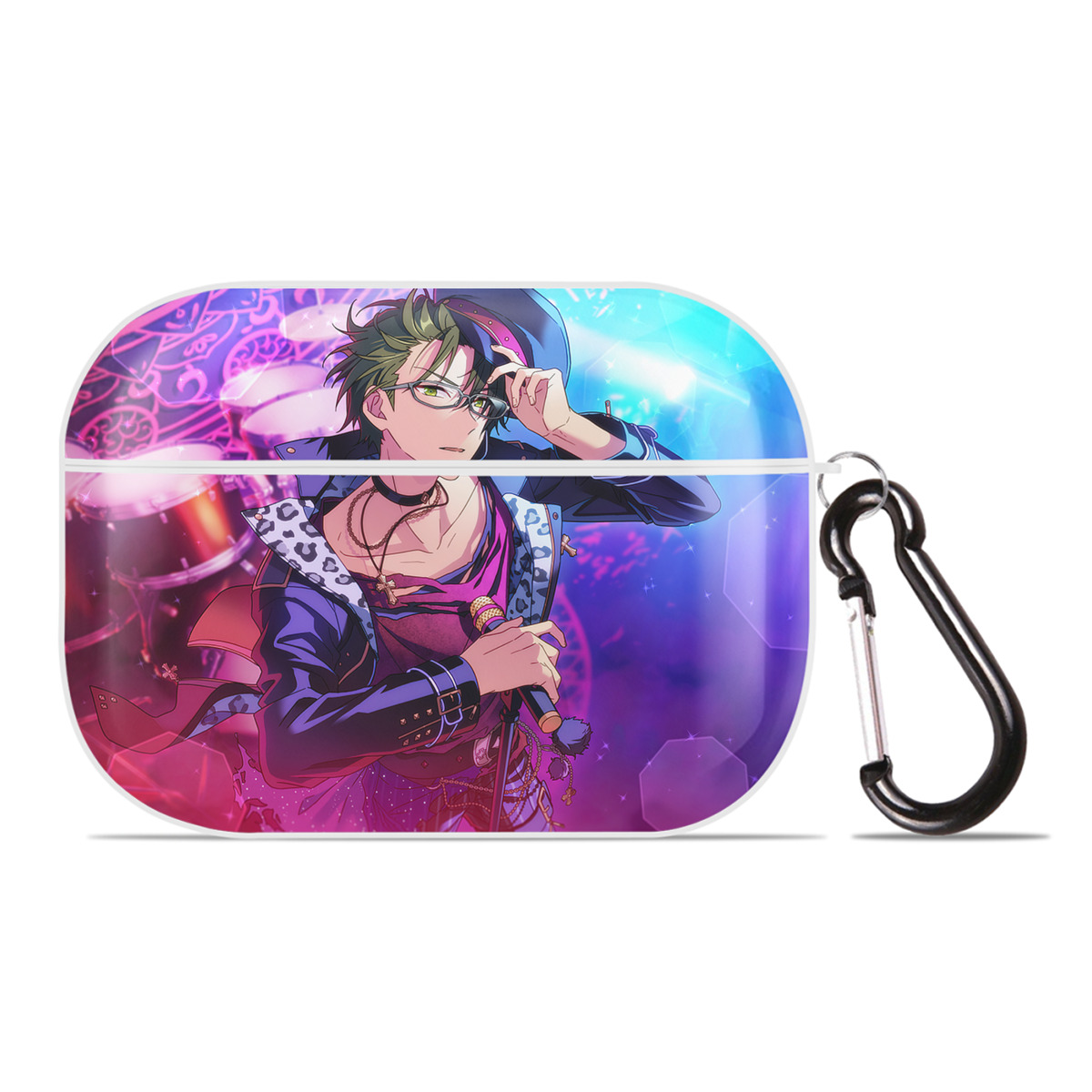 （画像用） あんさんぶるスターズ! Ensemble Stars 【AirPods Pro用】ハードシェル保護ケース 耐衝撃・防指紋・カラビナ付き商品仕様
